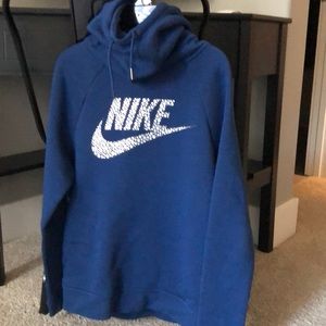 Nike hoody (navy blue) - size Small